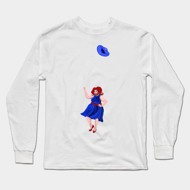 Beary Tyler Moore Long Sleeve T-Shirt by Ambrosia Salad